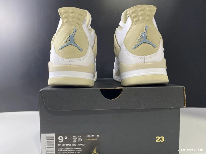 Sand Jordan Retro 4 487724-118 2017 0723